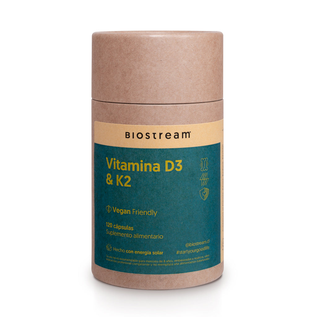 Vitamina D3 & K2 120 Cápsulas Vegano | Casa Ikigai