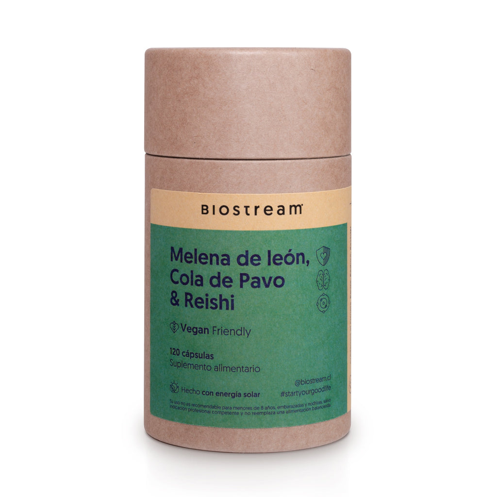 Melena de leon, Cola de Pavo & Reishi 120 Cápsulas Vegano | Casa Ikigai