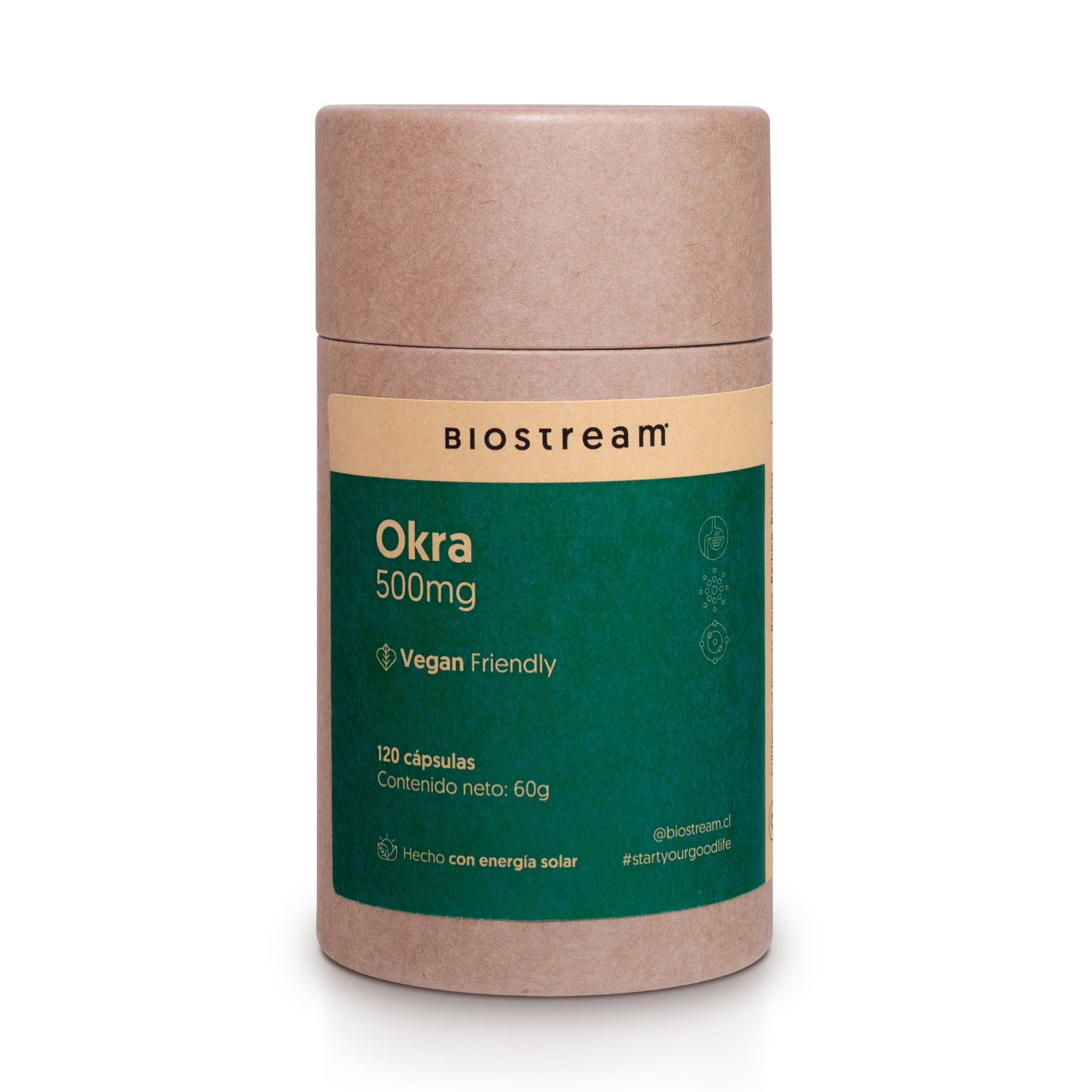 Okra 500mg 120 Cápsulas Vegano | Casa Ikigai
