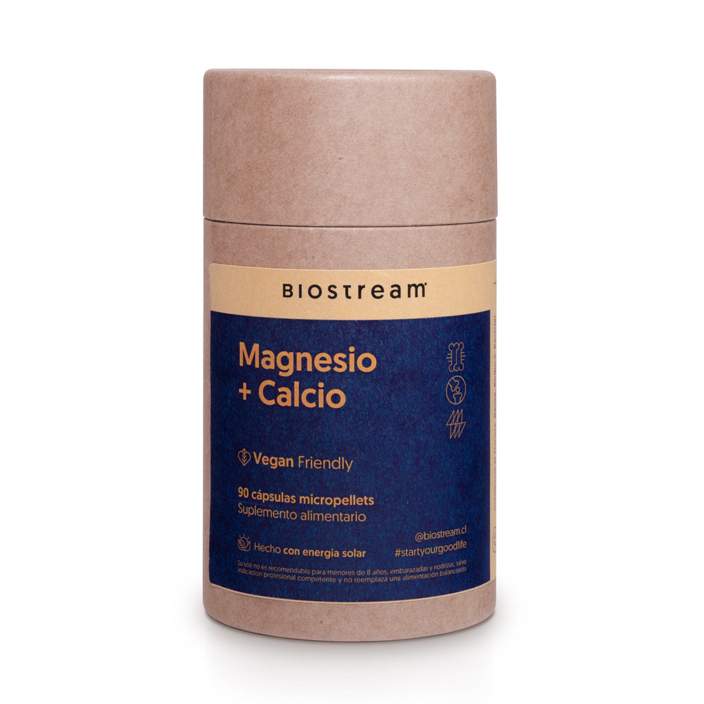 Magnesio + Calcio 500mg 120 Cápsulas Vegano | Casa Ikigai
