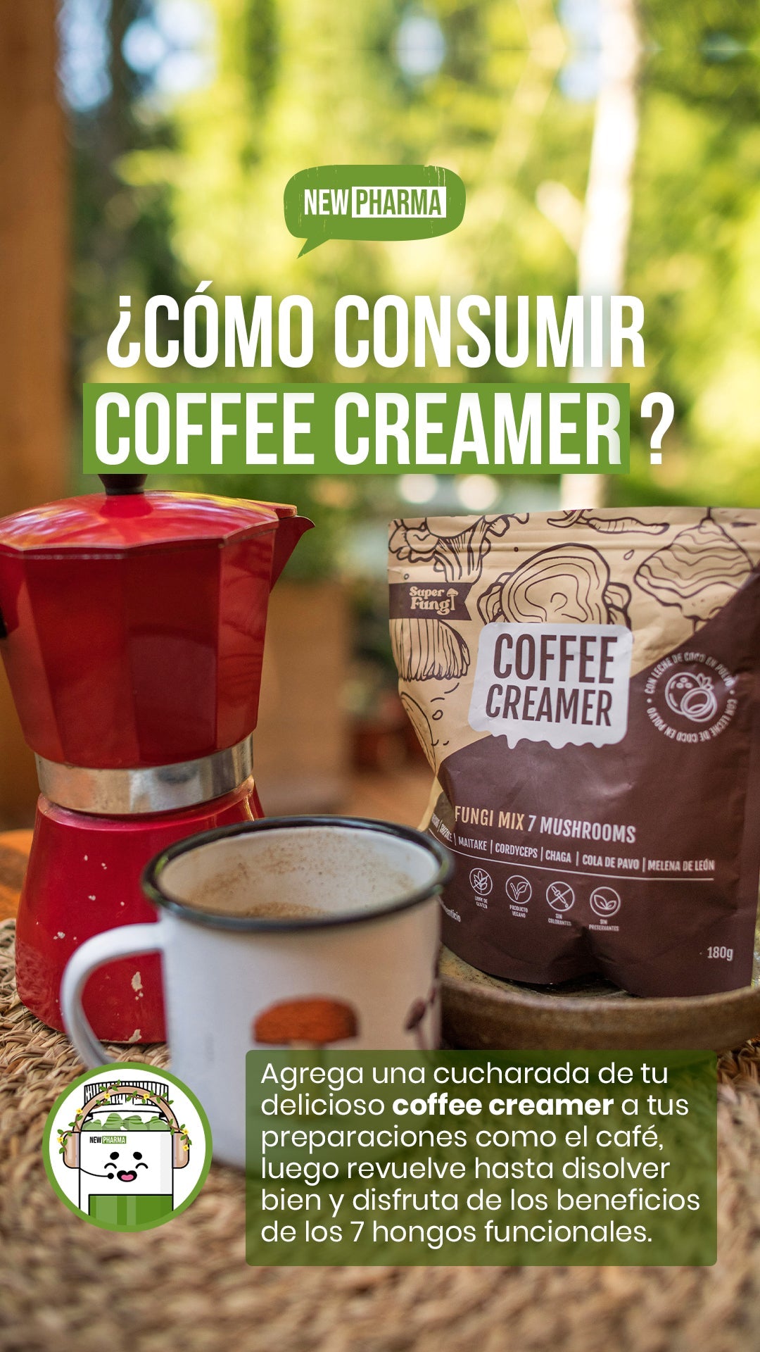 Coffee Creamer 180 gramos - NewPharma — detalle | Casa Ikigai