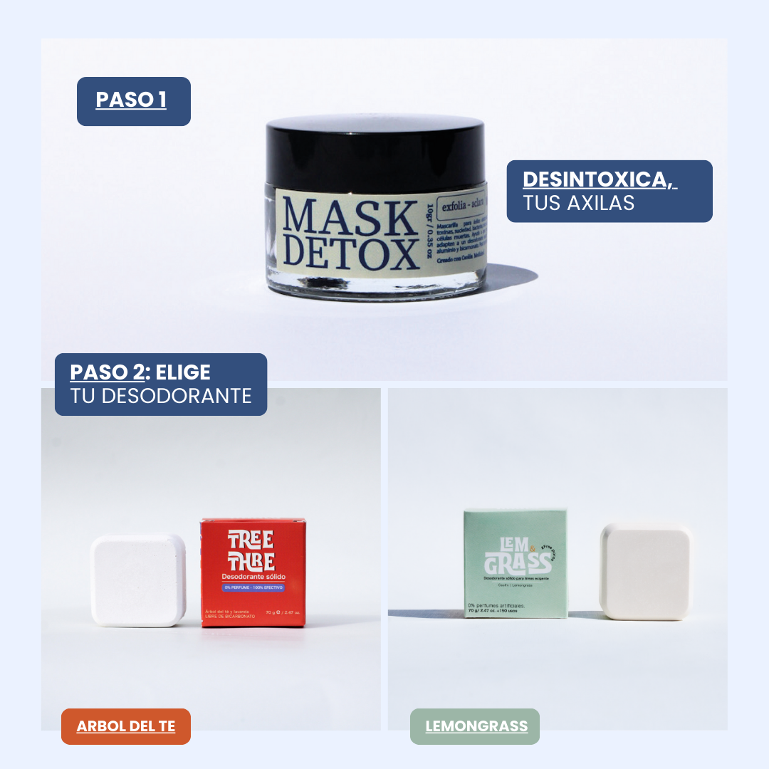 Kit natural de axilas
