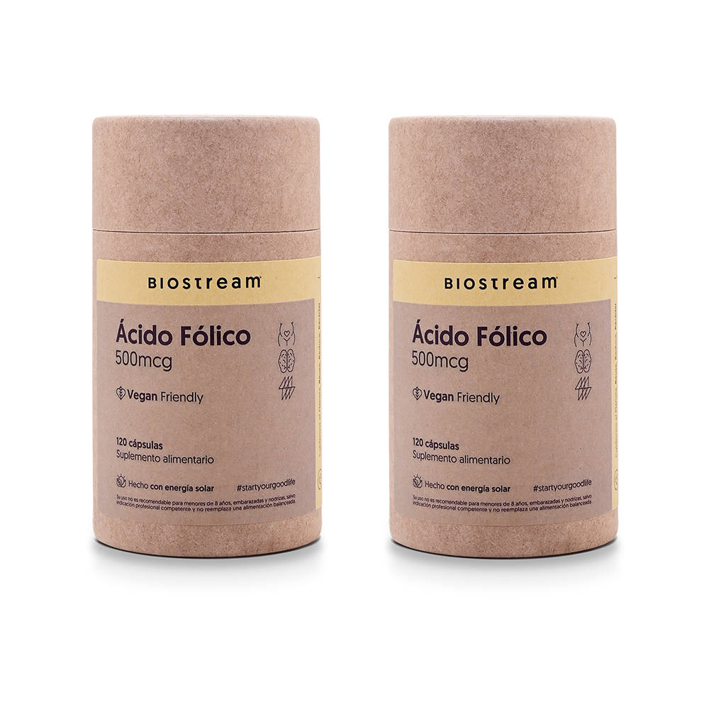 Ácido Fólico 500mcg 120 Cápsulas Vegano — detalle | Casa Ikigai