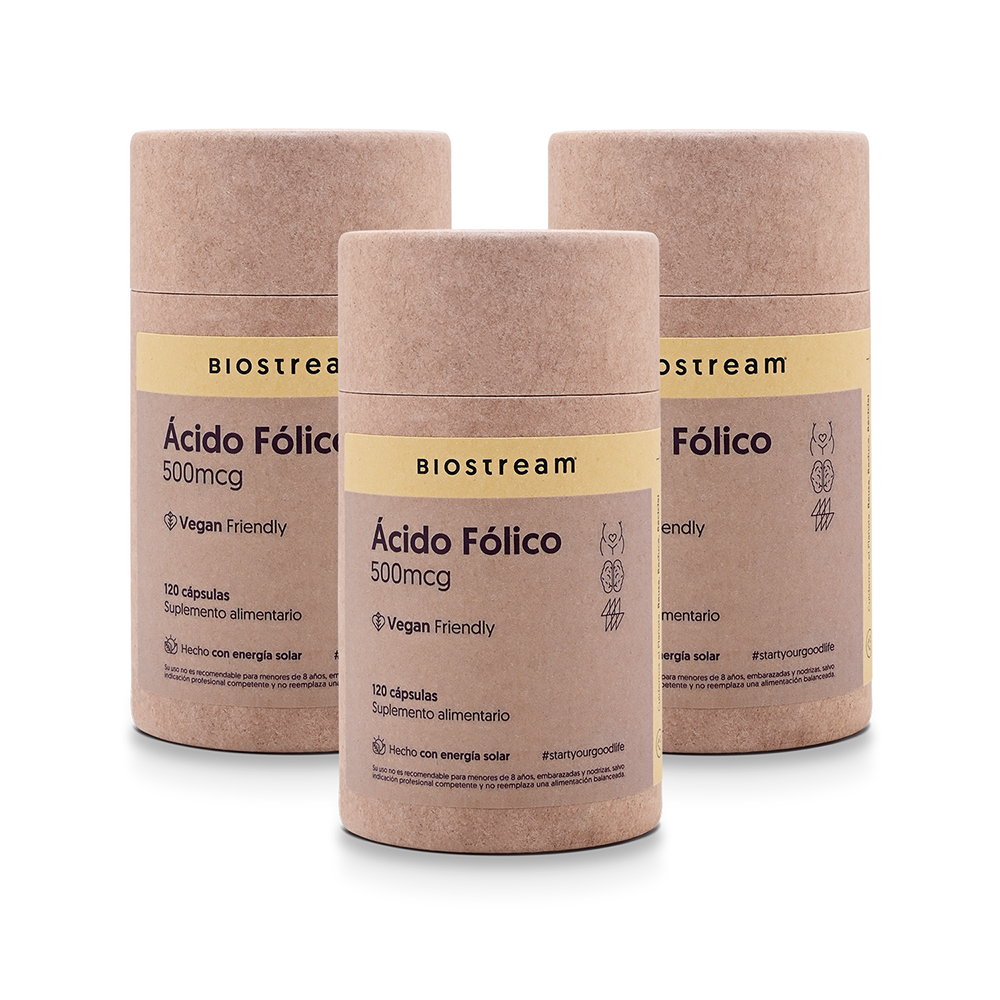 Ácido Fólico 500mcg 120 Cápsulas Vegano — detalle | Casa Ikigai