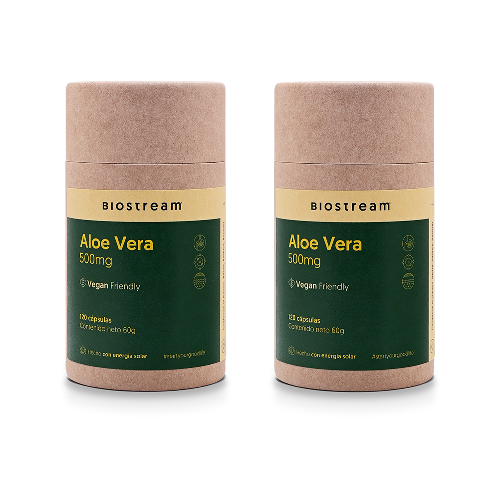 Aloe Vera 500mg 120 Cápsulas Vegano — detalle | Casa Ikigai