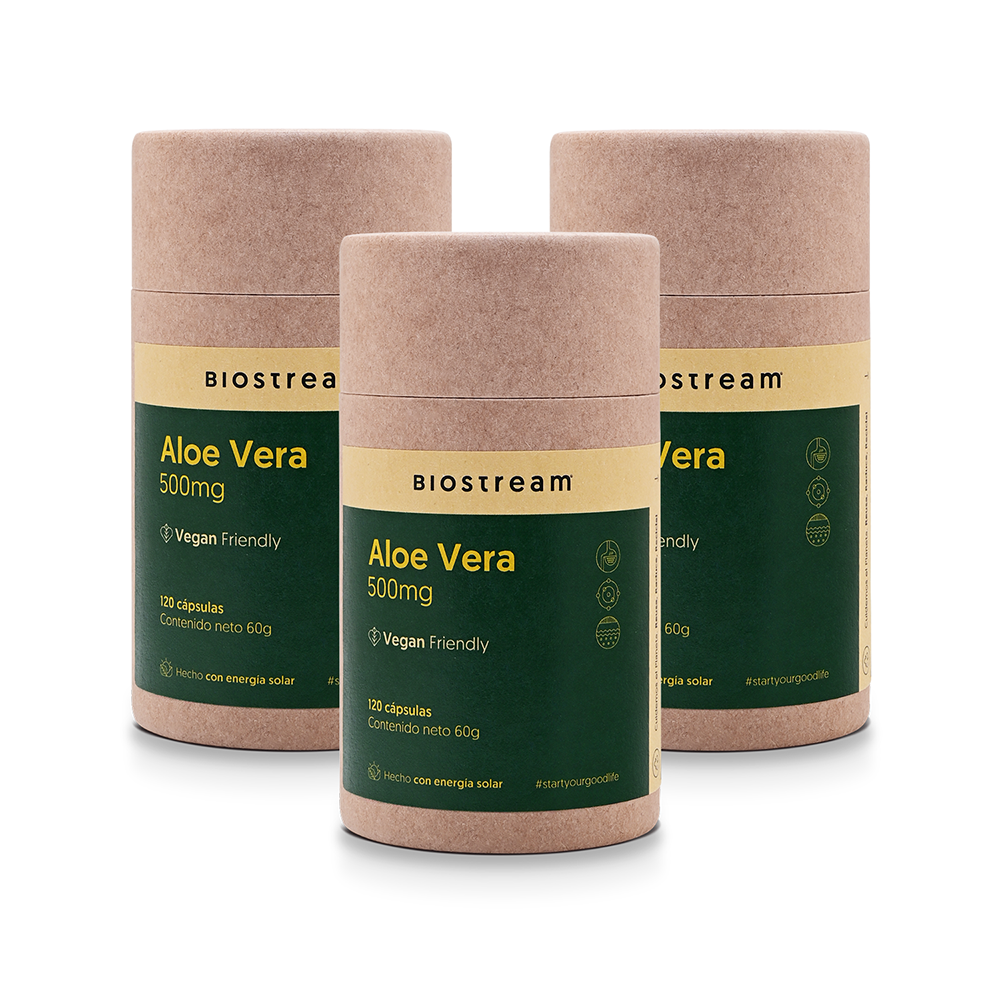 Aloe Vera 500mg 120 Cápsulas Vegano — detalle | Casa Ikigai