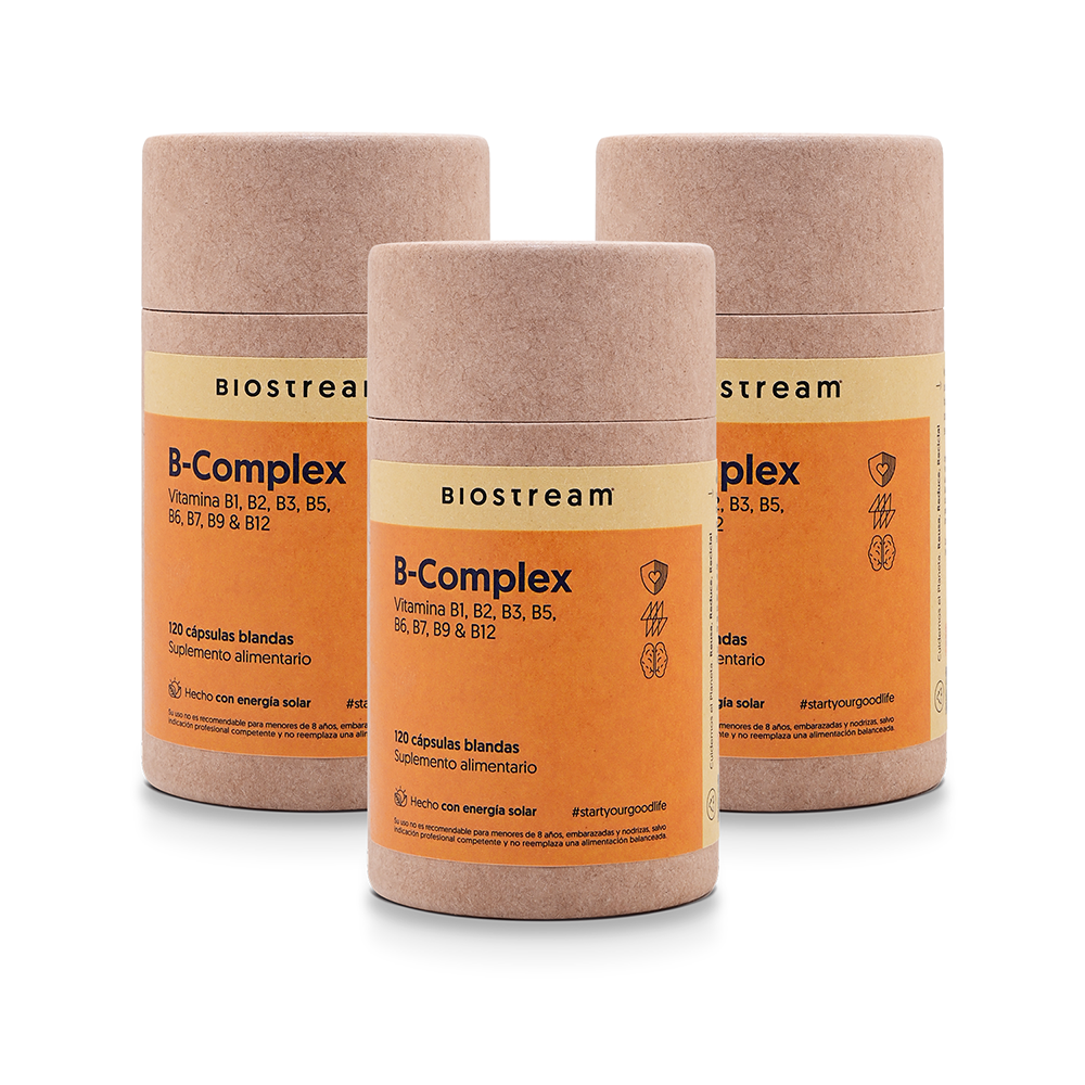 B-Complex 120 Cápsulas - Vitamina B1, B2, B3, B5, B6, B7, B9 & B12 - Vegano — detalle | Casa Ikigai