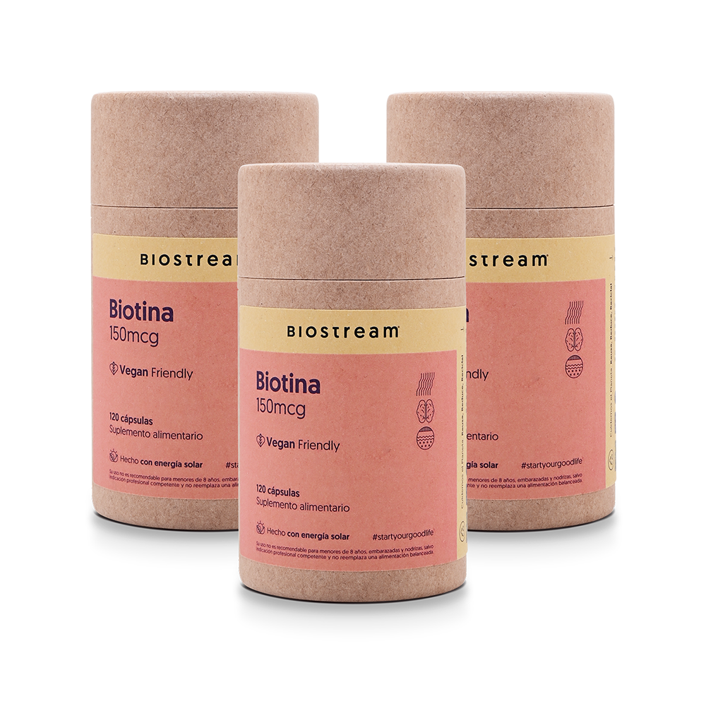 Biotina 150mcg 120 Cápsulas Vegana — detalle | Casa Ikigai
