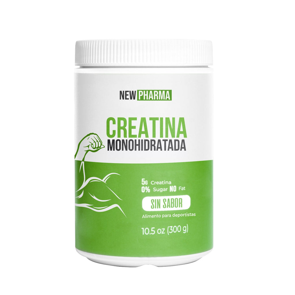 Creatina monohidratada 300 gramos - NewPharma | Casa Ikigai