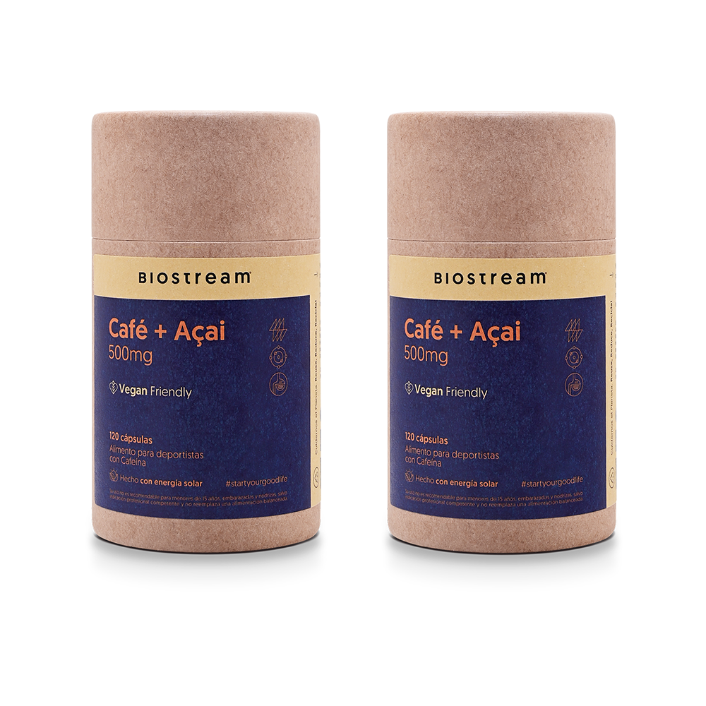 Café + Açaí 500mg 120 Cápsulas Vegano — detalle | Casa Ikigai