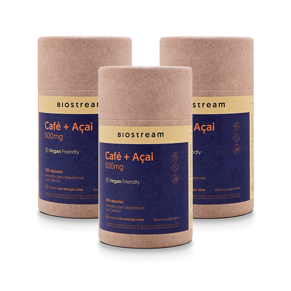 Café + Açaí 500mg 120 Cápsulas Vegano — detalle | Casa Ikigai