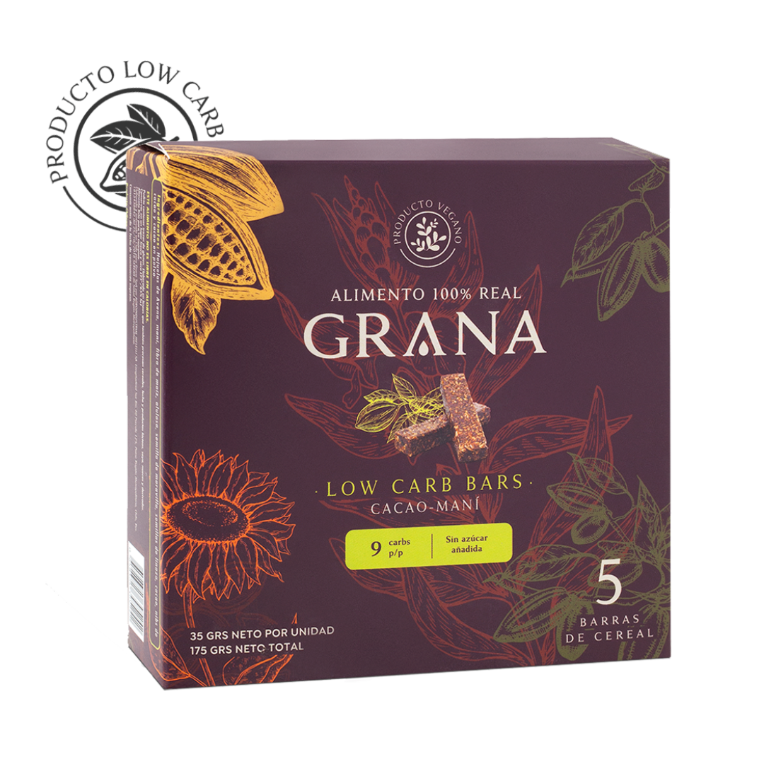 GRANA Barrita Low Carb Cacao-Maní