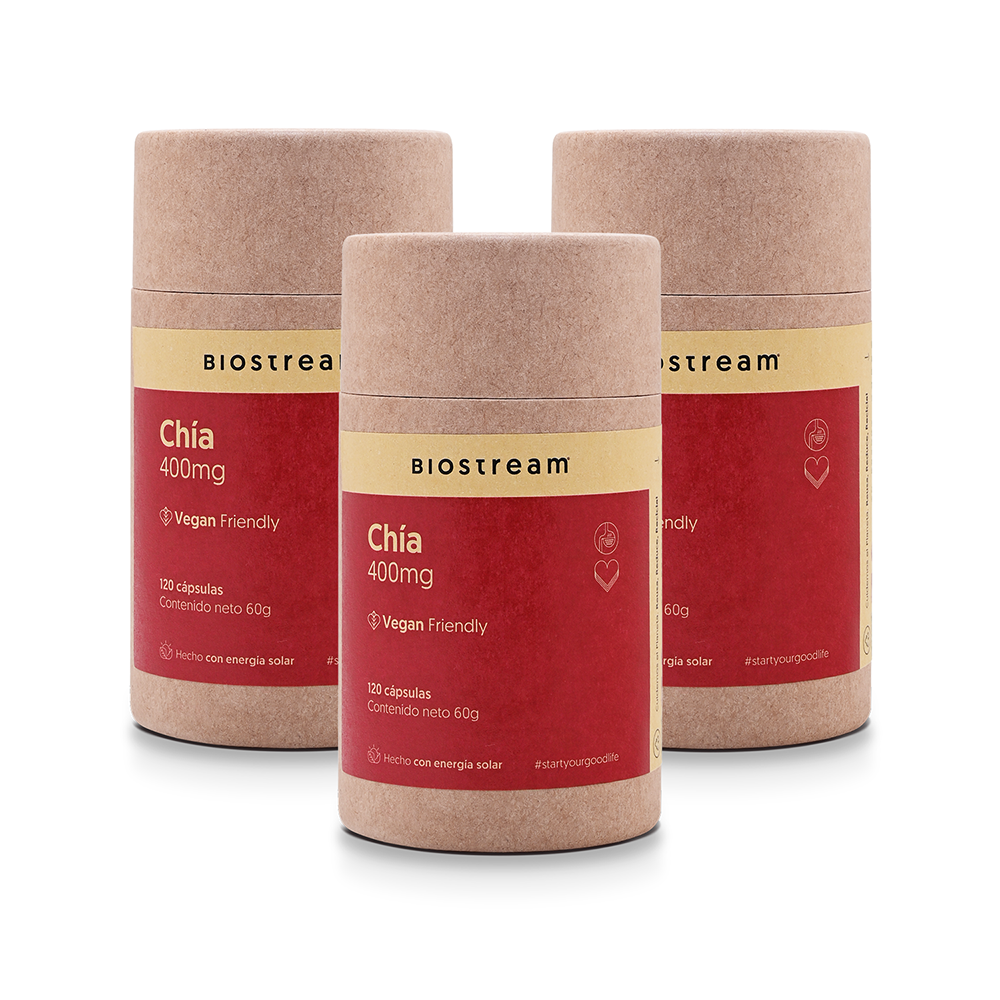 Chía 400mg 120 Cápsulas Vegano — detalle | Casa Ikigai