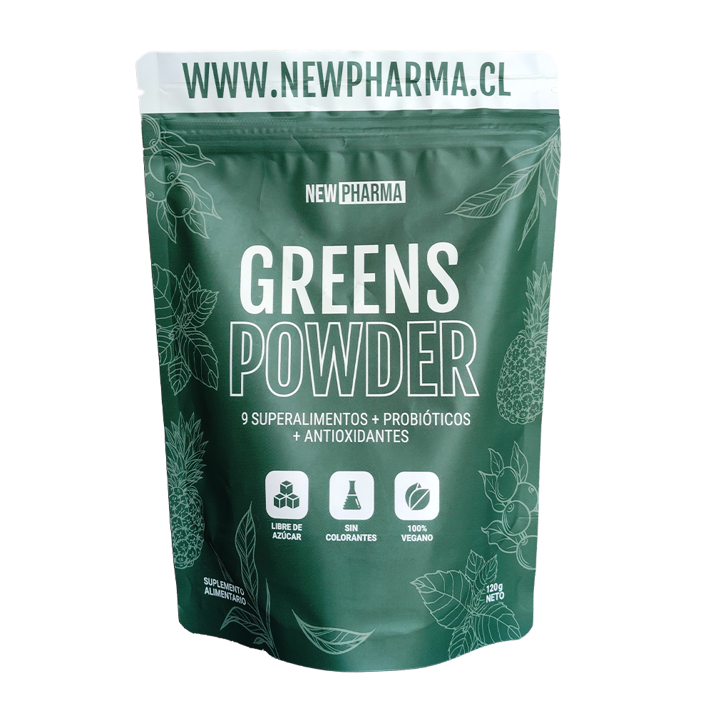 Greens Powder - Superalimentos Verdes + Probióticos 300g