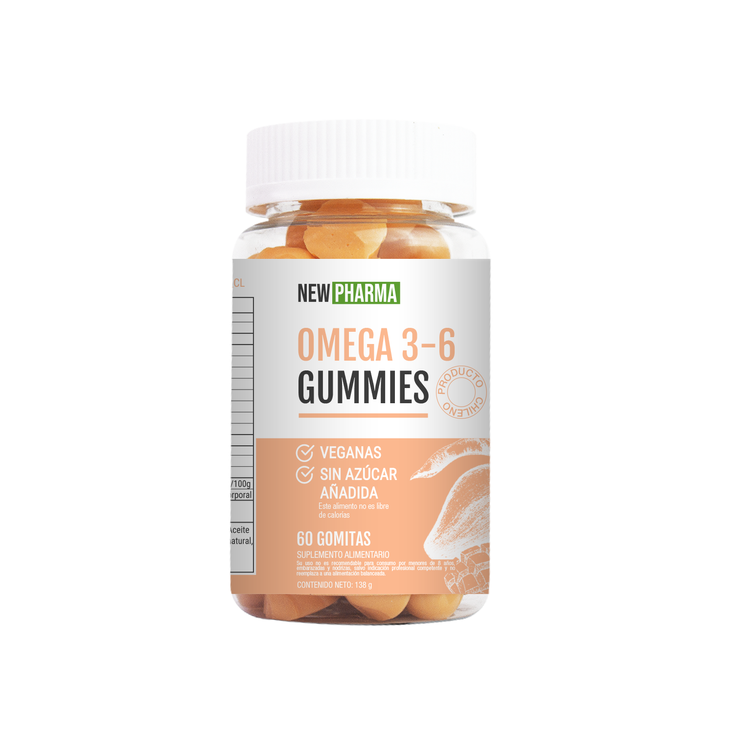 Omega 3-6-9 Gummies - Gomitas de Aceite de Linaza x 60u