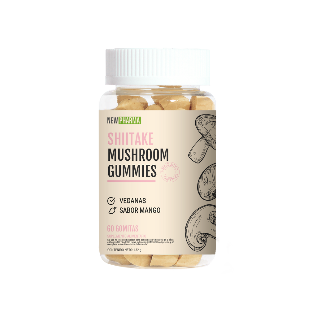 Shiitake Gummies - Gomitas de Hongo Shiitake x 60 Unidades