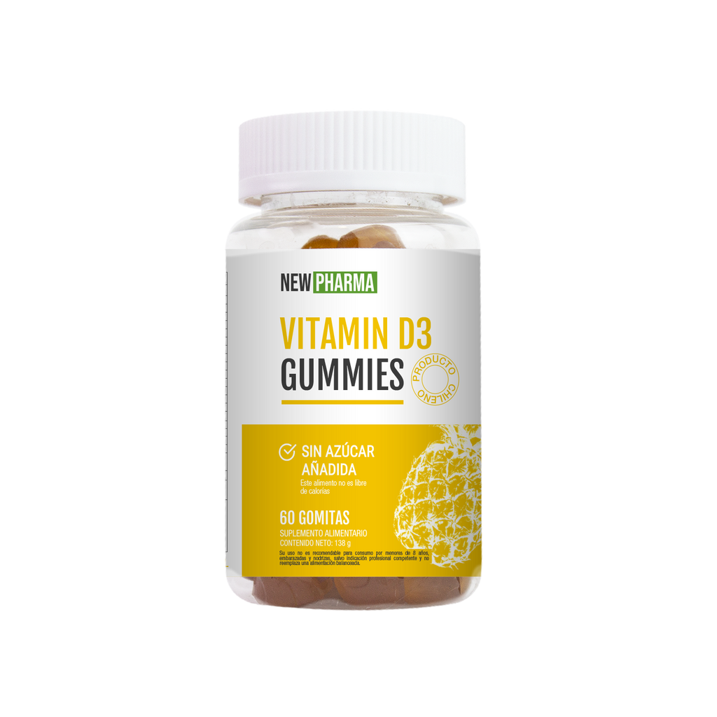 Vitamin D3 Gummies - Gomitas de Vitamina D3 x 60
