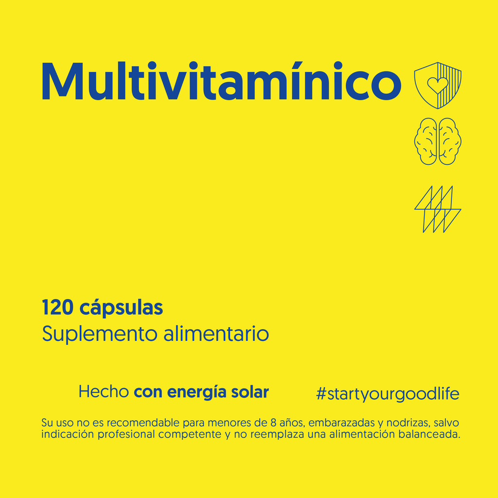 Multivitamínico 120 Cápsulas — detalle | Casa Ikigai
