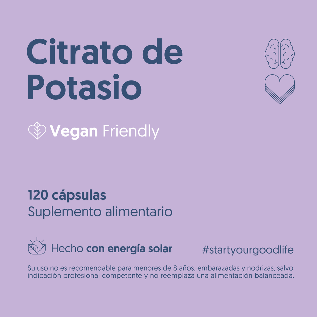 Citrato De Potasio 120 Cápsulas Vegano — detalle | Casa Ikigai