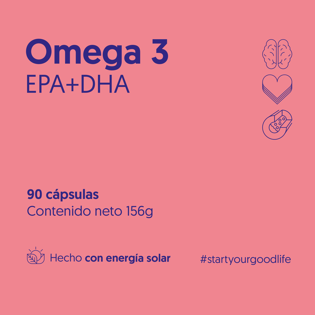 Omega 3 1000mg Epa + Dha 90 Cápsulas Blandas — detalle | Casa Ikigai