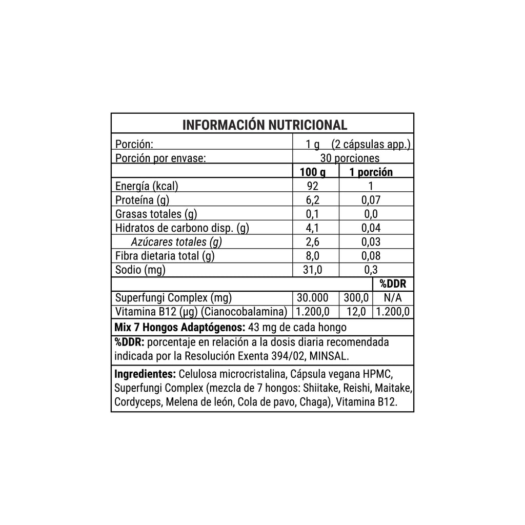 Fungi Complex 60 cápsulas - NewPharma — detalle | Casa Ikigai