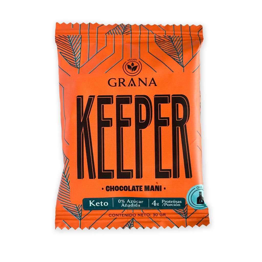 GRANA Keeper Maní Keto Chocolate 70%