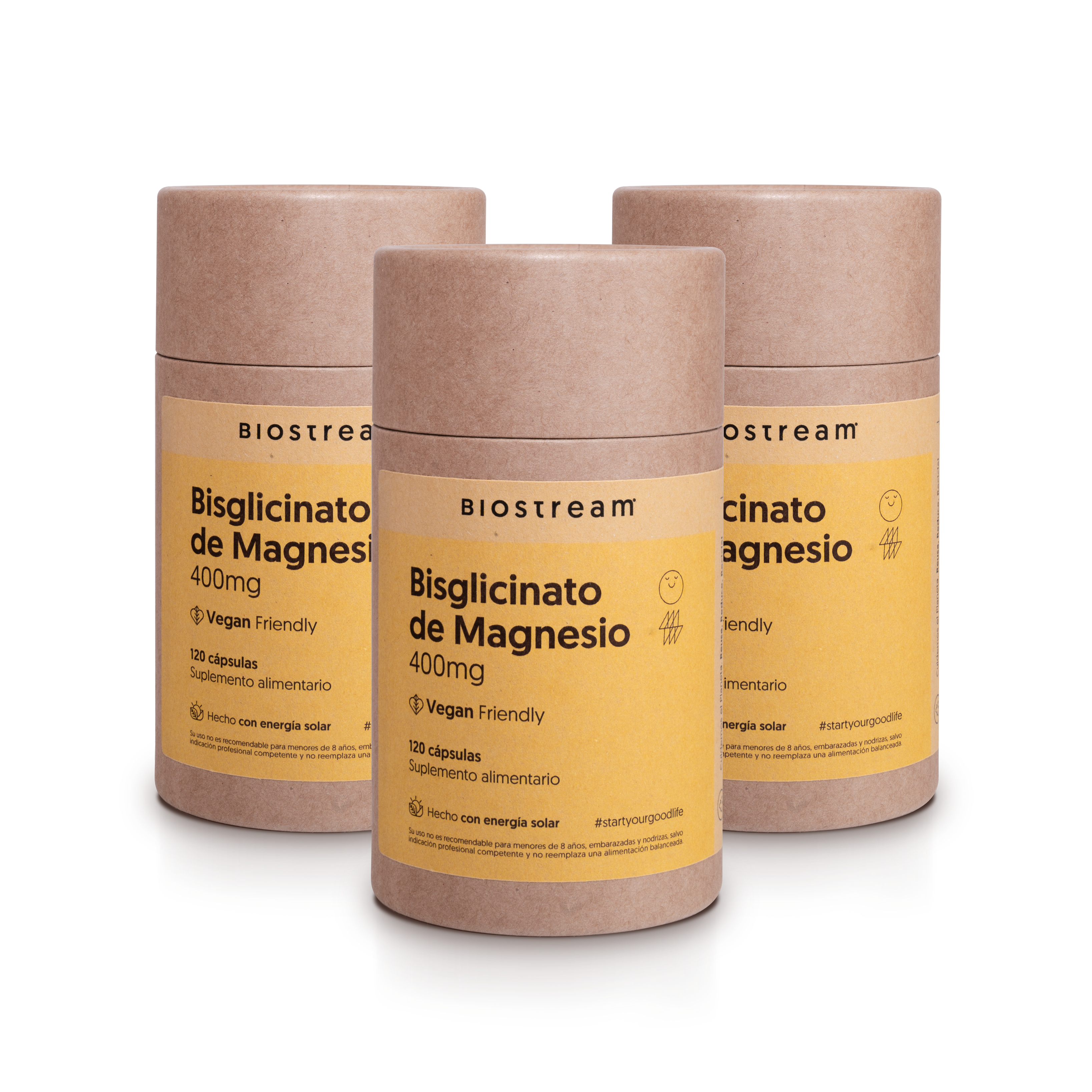 Bisglicinato de Magnesio 400mg 120 Capsulas Vegano — detalle | Casa Ikigai