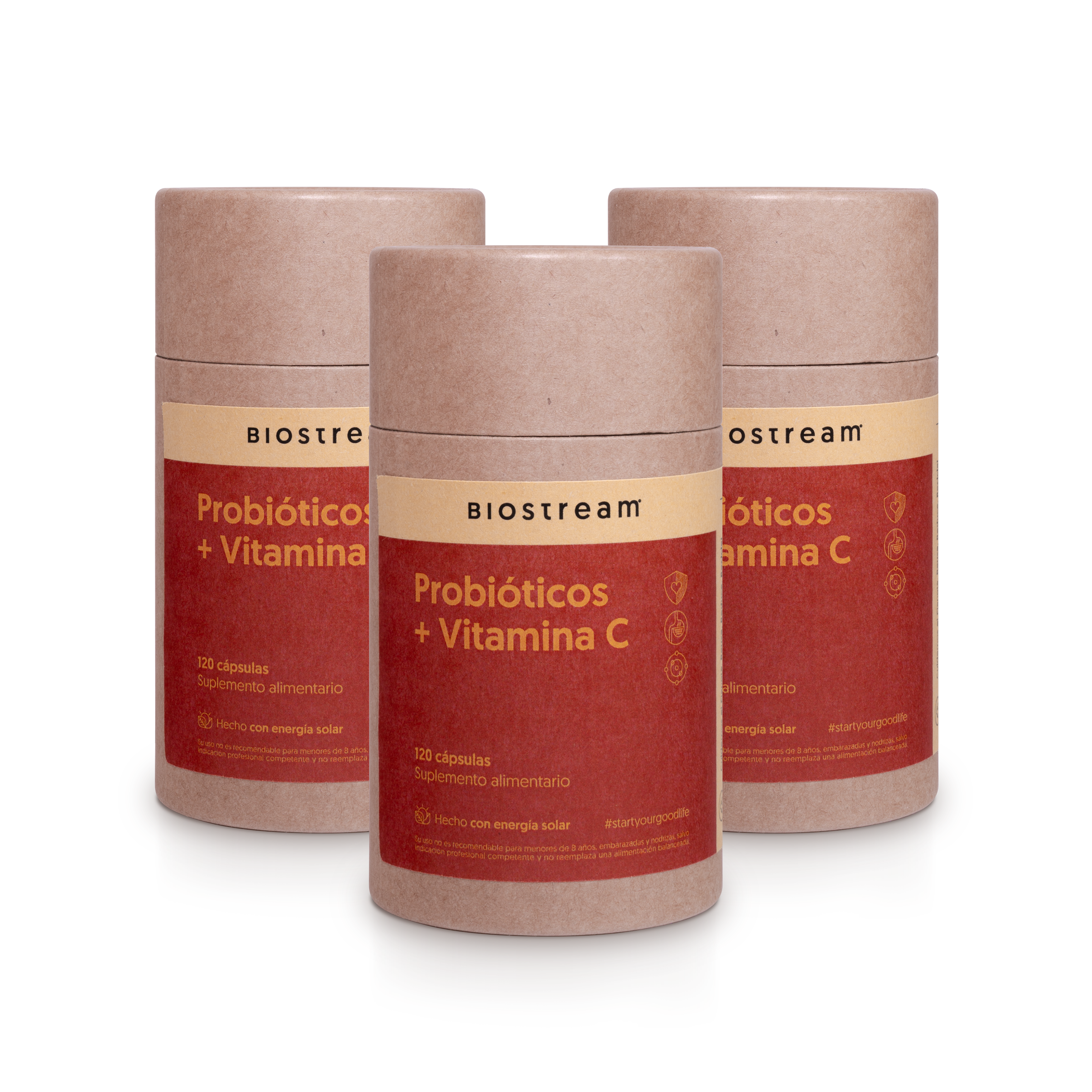 Probióticos + Vitamina C 120 Capsulas — detalle | Casa Ikigai