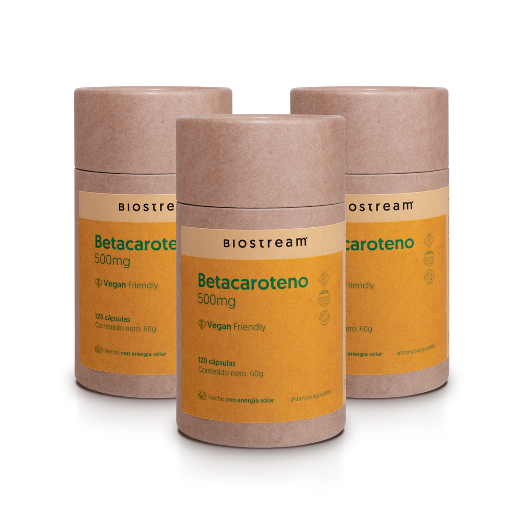 Betacaroteno 500mg 120 Cápsulas Vegano — detalle | Casa Ikigai