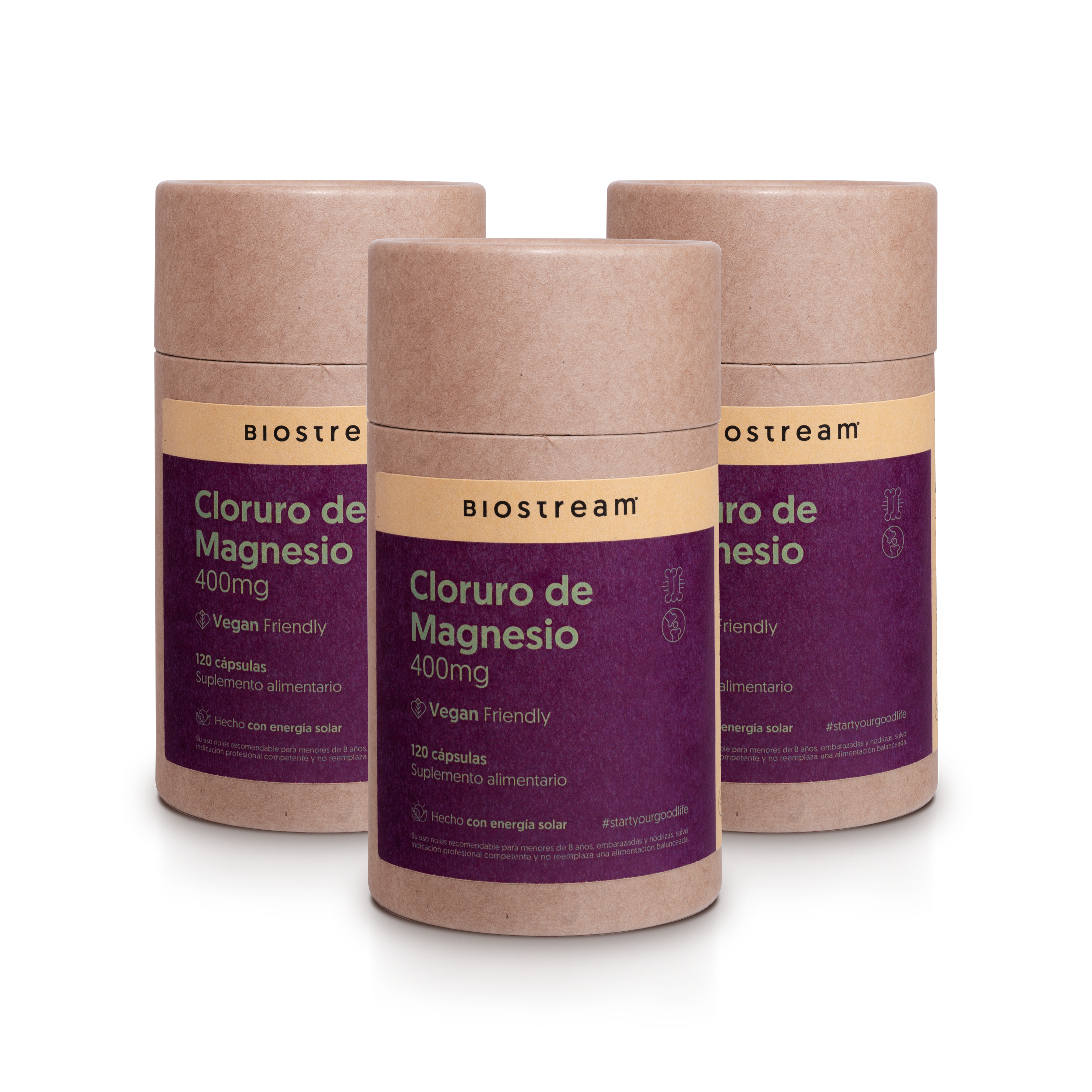 Cloruro de Magnesio 400mg 120 Cápsulas Vegano — detalle | Casa Ikigai