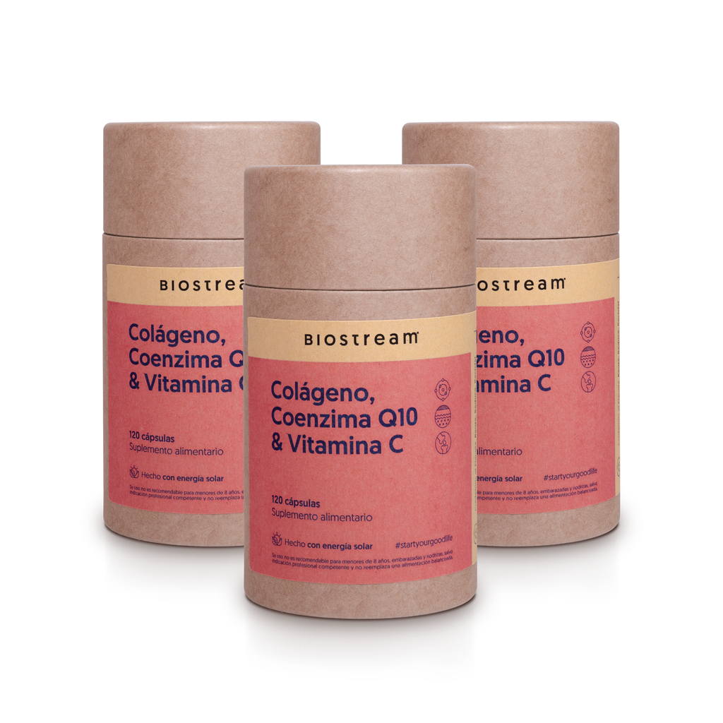 Colágeno Hidrolizado, Coenzima Q10 & Vitamina C 120 Cápsulas — detalle | Casa Ikigai