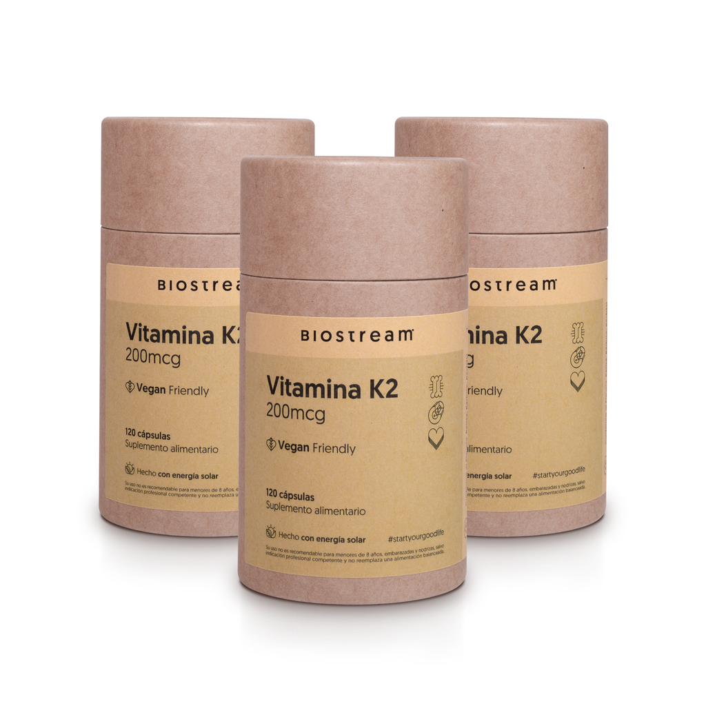 Vitamina K2 200mcg 120 Cápsulas Vegano — detalle | Casa Ikigai