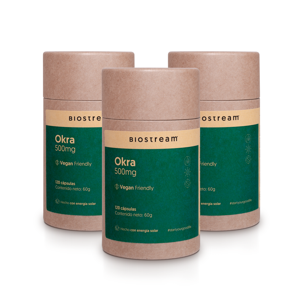Okra 500mg 120 Cápsulas Vegano — detalle | Casa Ikigai