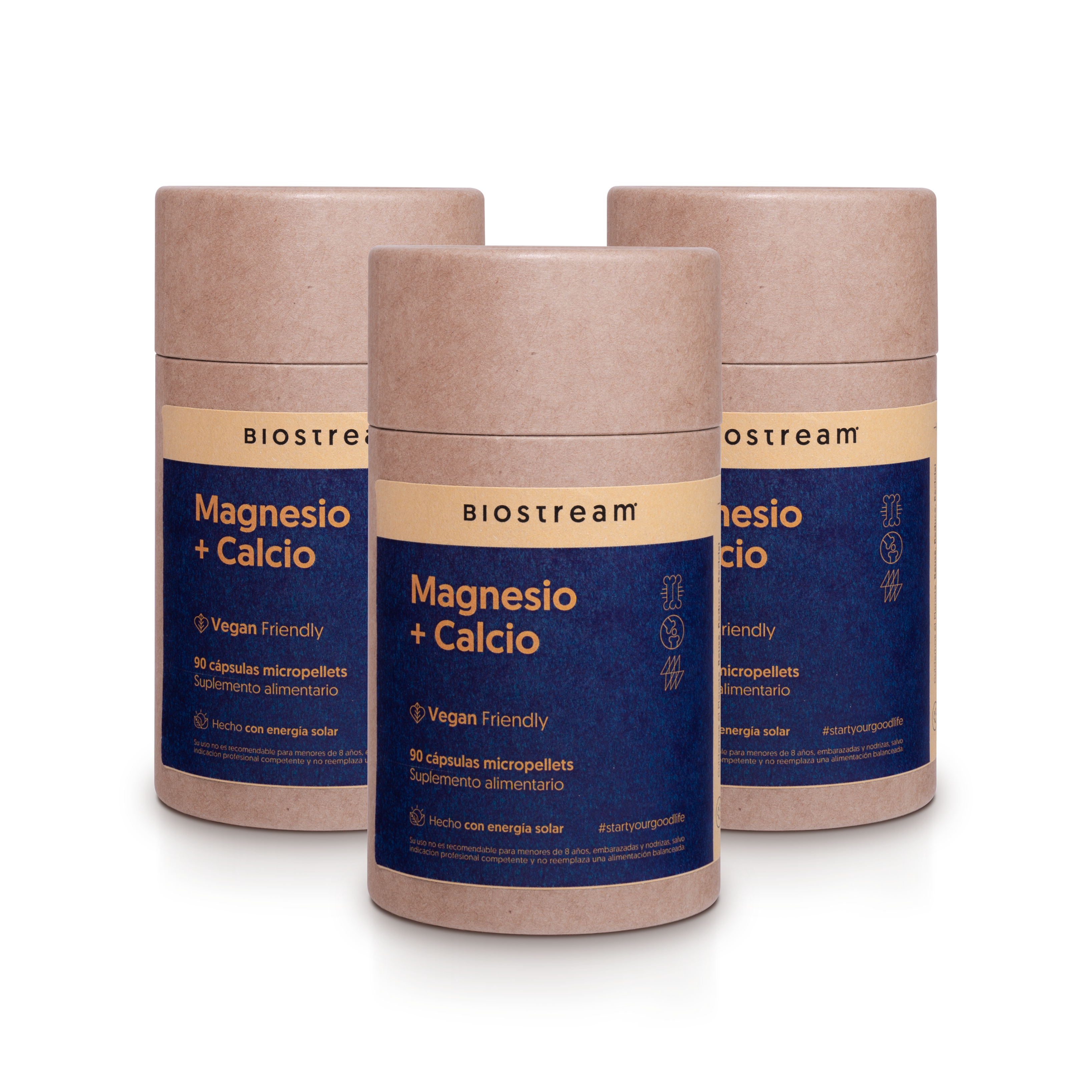 Magnesio + Calcio 500mg 120 Cápsulas Vegano — detalle | Casa Ikigai