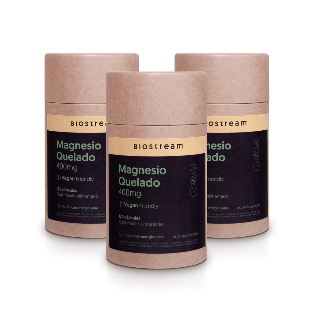 Magnesio Quelado 400mg 120 Cápsulas Vegano — detalle | Casa Ikigai