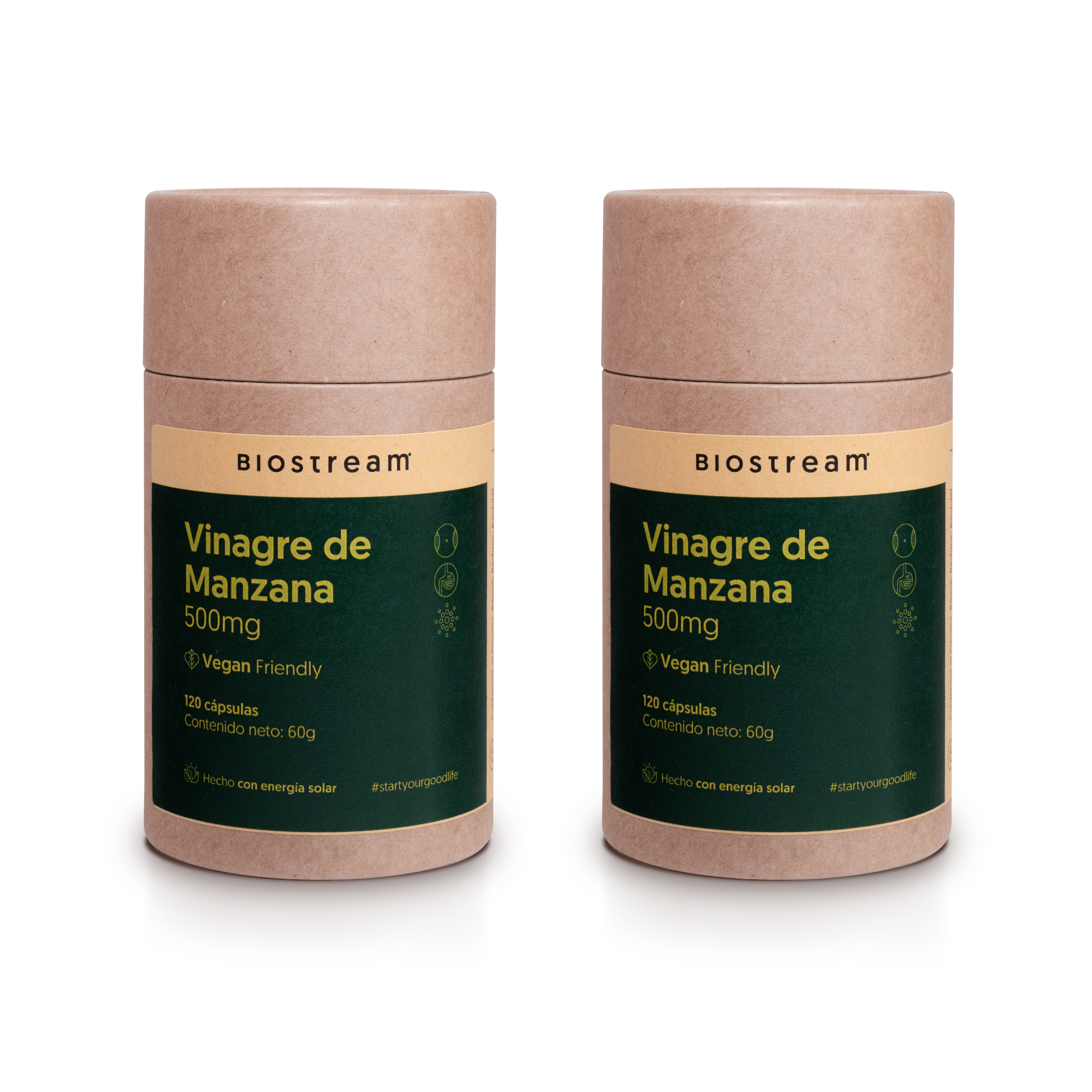 Vinagre de Manzana 500mg 120 Cápsulas Vegano — detalle | Casa Ikigai