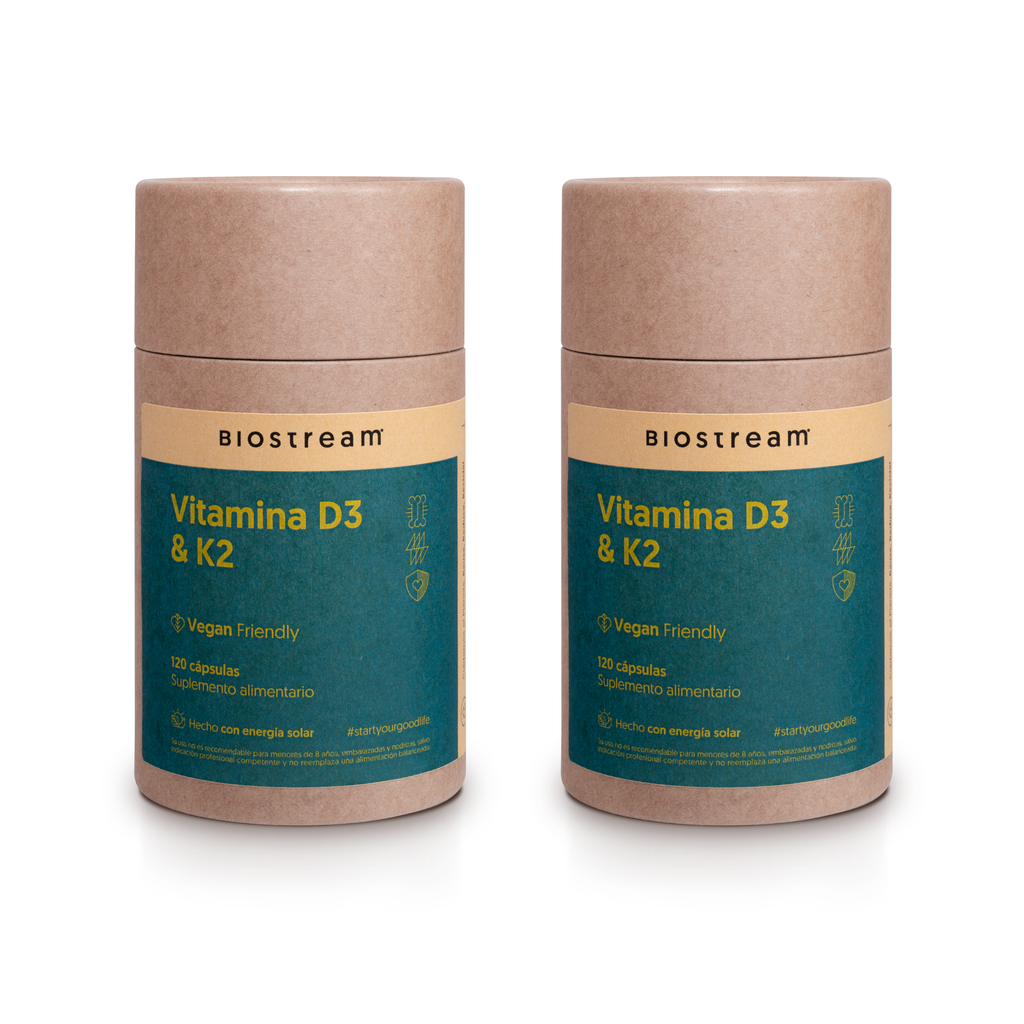 Vitamina D3 & K2 120 Cápsulas Vegano — detalle | Casa Ikigai