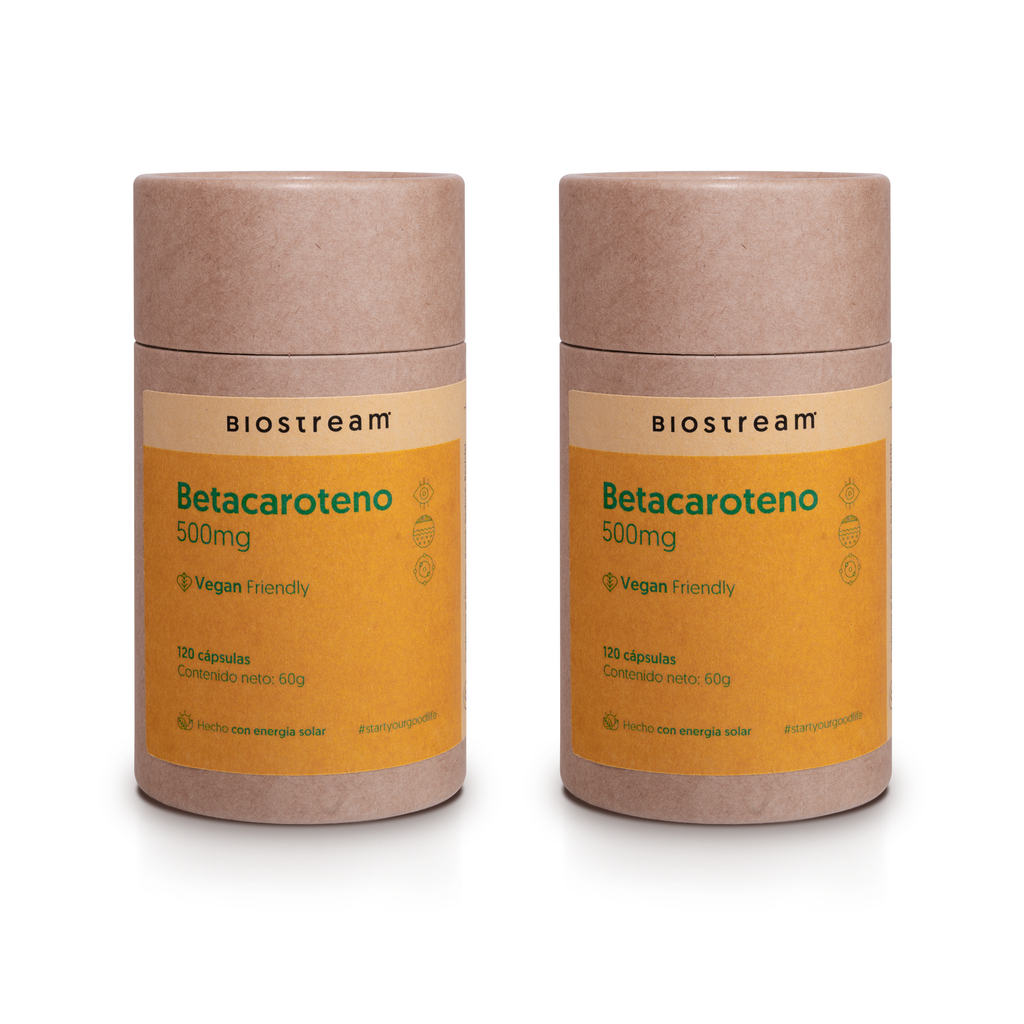 Betacaroteno 500mg 120 Cápsulas Vegano — detalle | Casa Ikigai