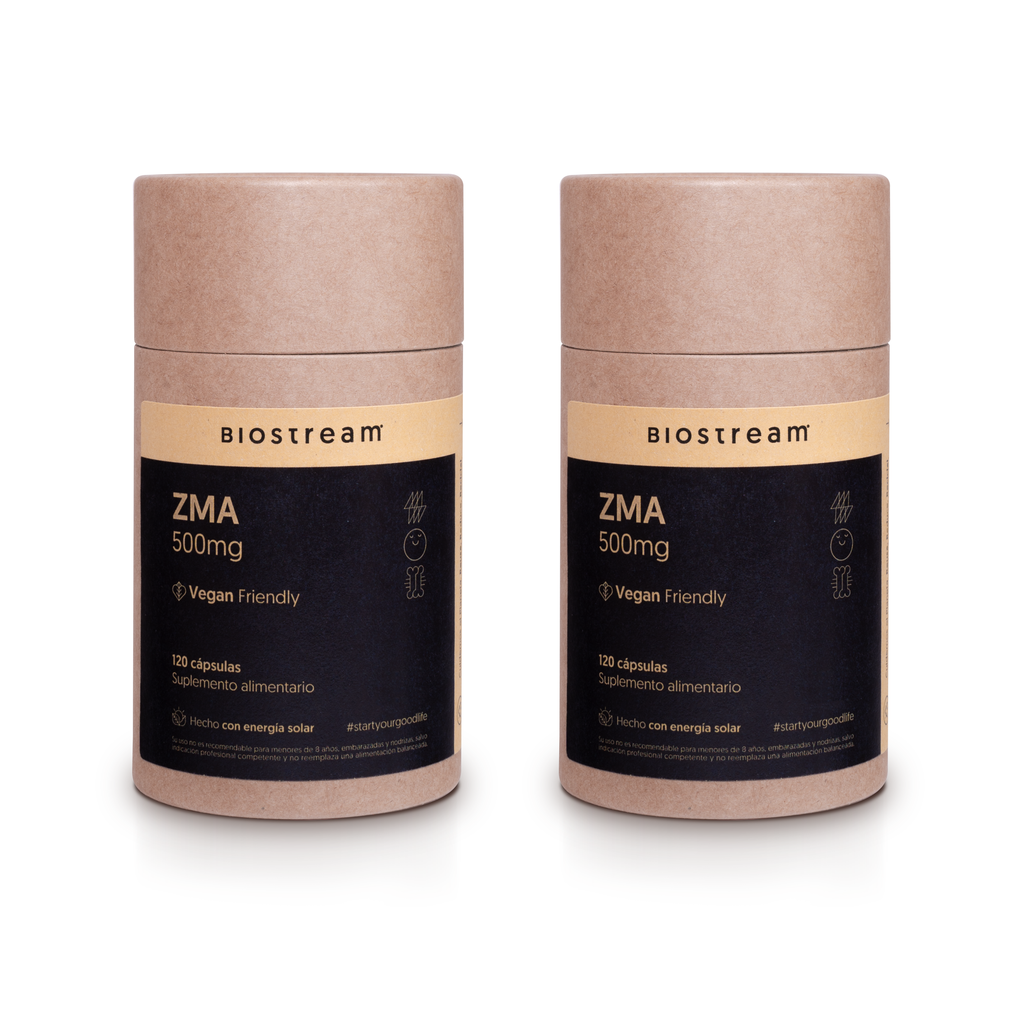 ZMA 500mg (Zinc, Magnesio, Vitamina B6) 120 Cápsulas Vegano — detalle | Casa Ikigai