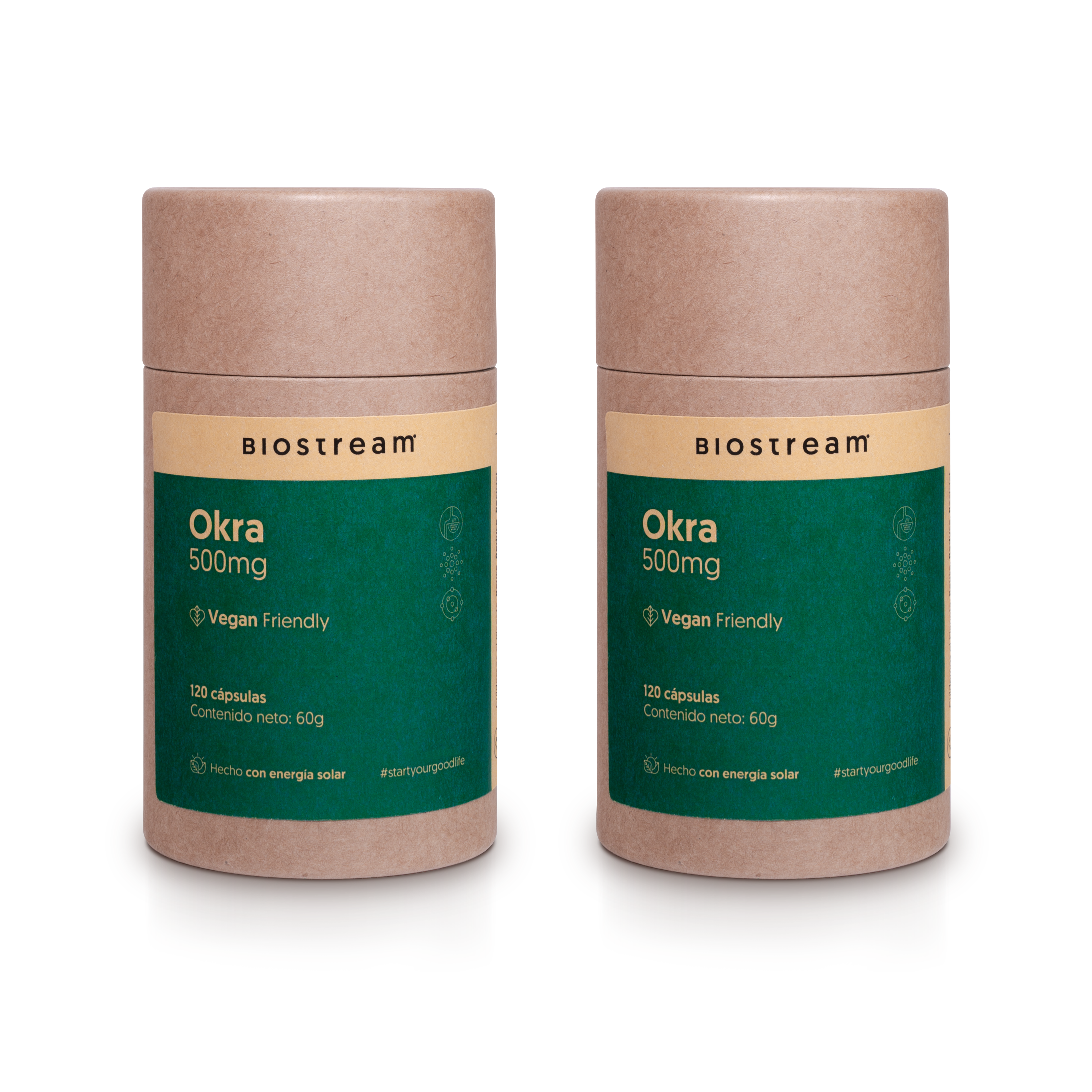 Okra 500mg 120 Cápsulas Vegano — detalle | Casa Ikigai