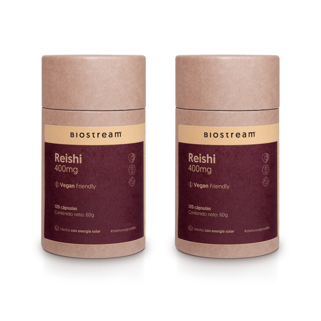 Hongo Reishi 400mg 120 Capsulas Vegano — detalle | Casa Ikigai