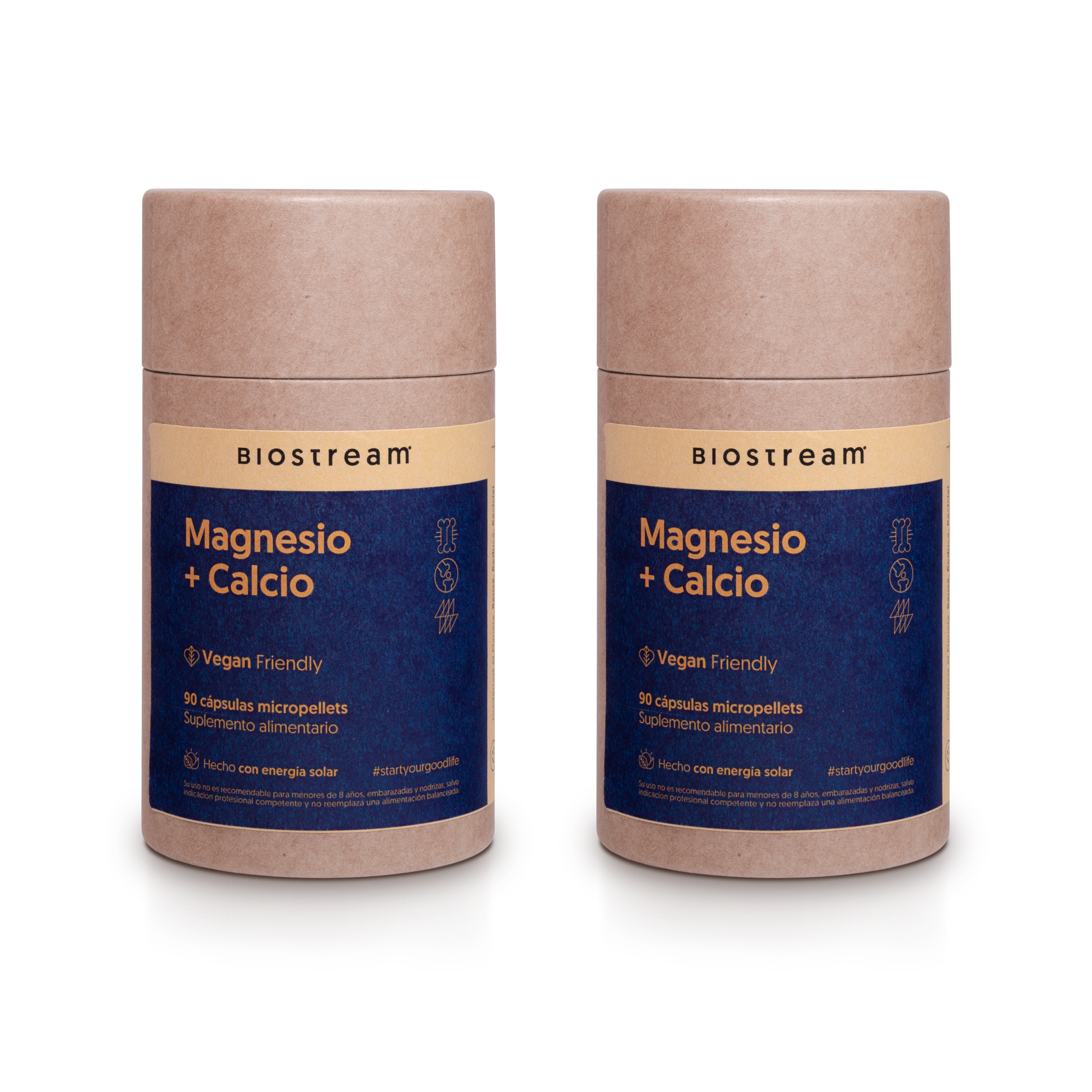 Magnesio + Calcio 500mg 120 Cápsulas Vegano — detalle | Casa Ikigai