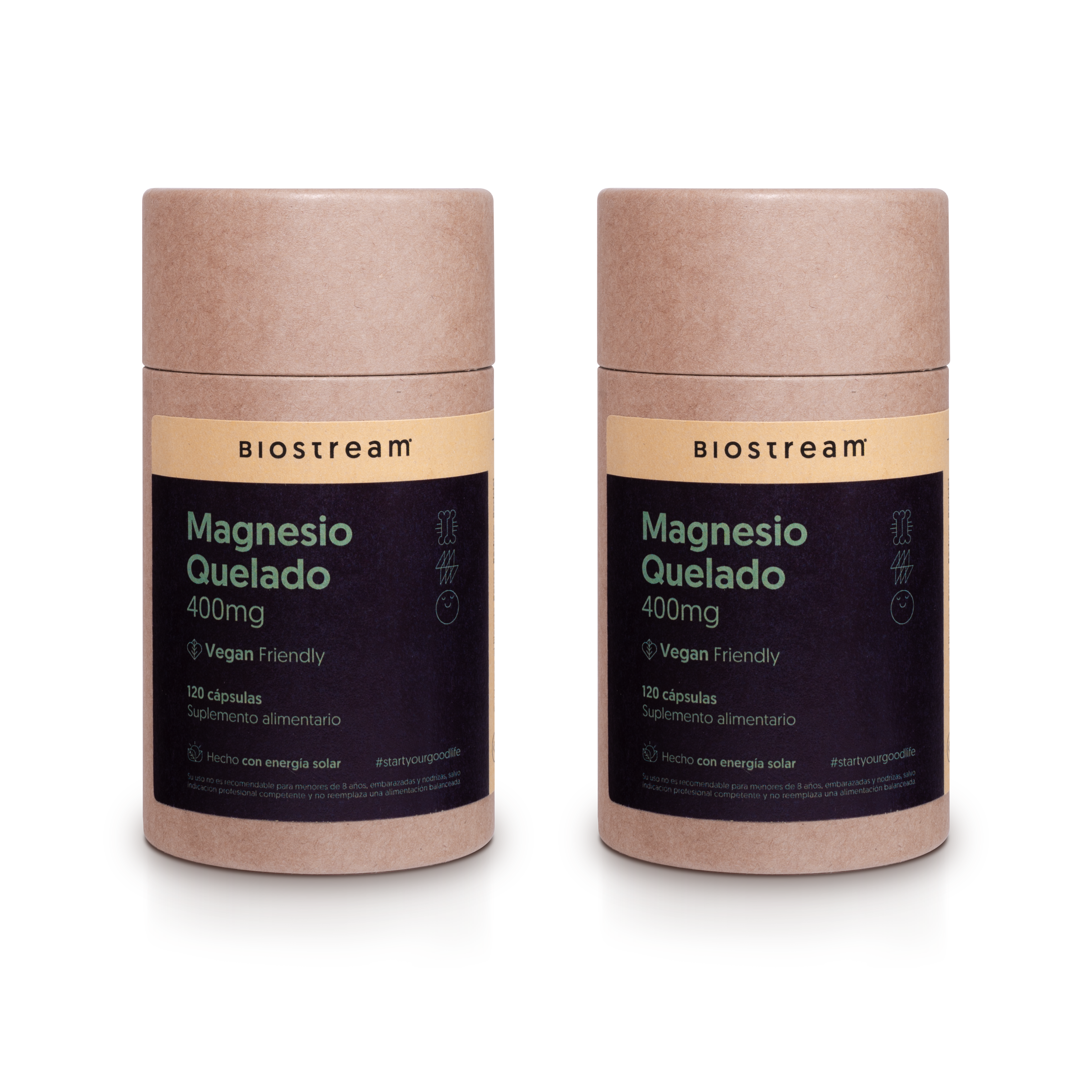 Magnesio Quelado 400mg 120 Cápsulas Vegano — detalle | Casa Ikigai