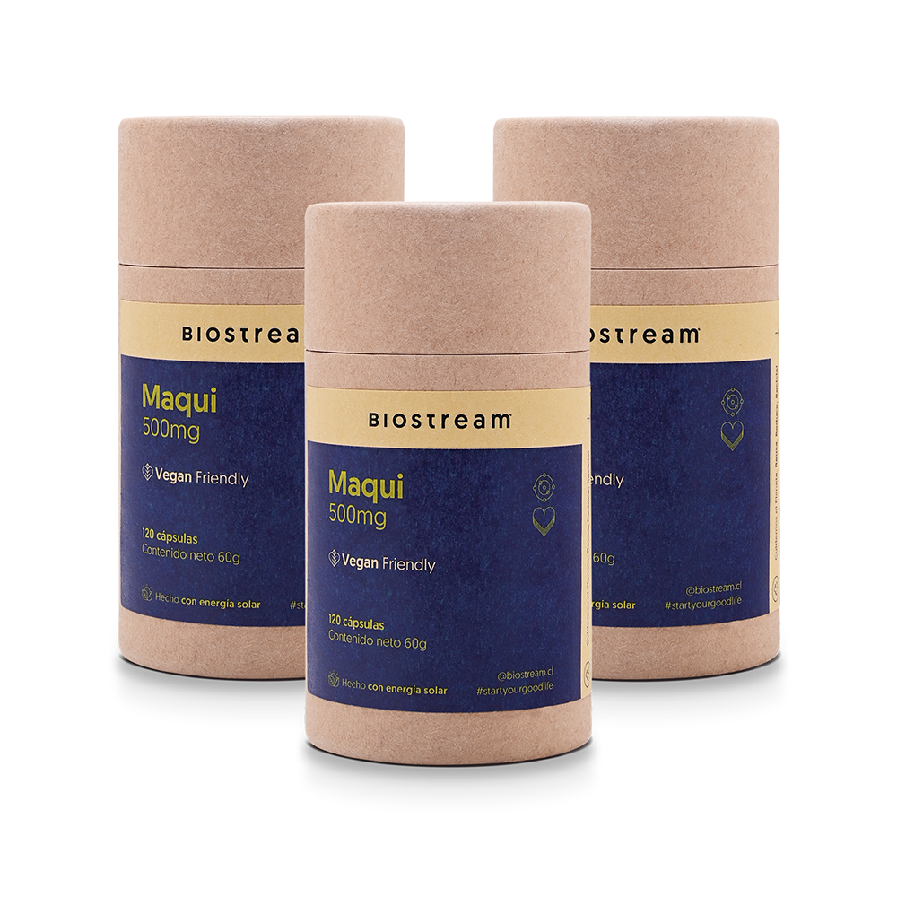 Maqui 500mg 120 Cápsulas Vegano — detalle | Casa Ikigai
