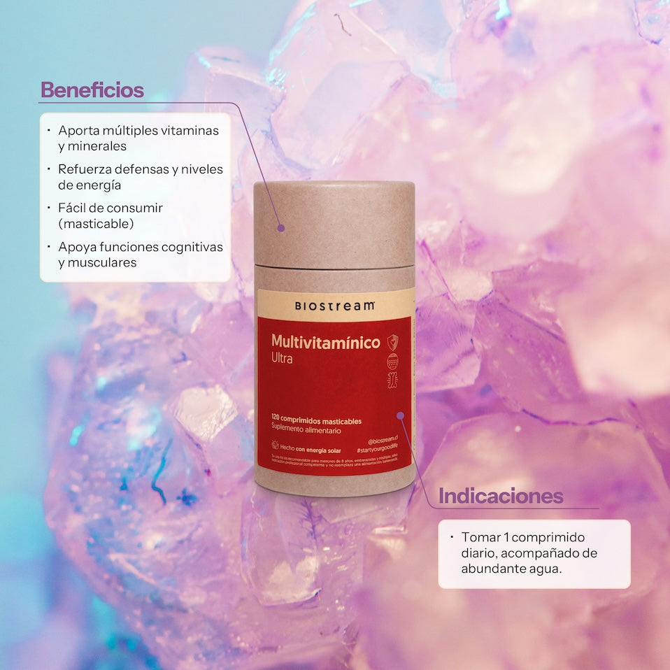 Multivitamíníco Ultra 120 Comprimidos Masticables — detalle | Casa Ikigai