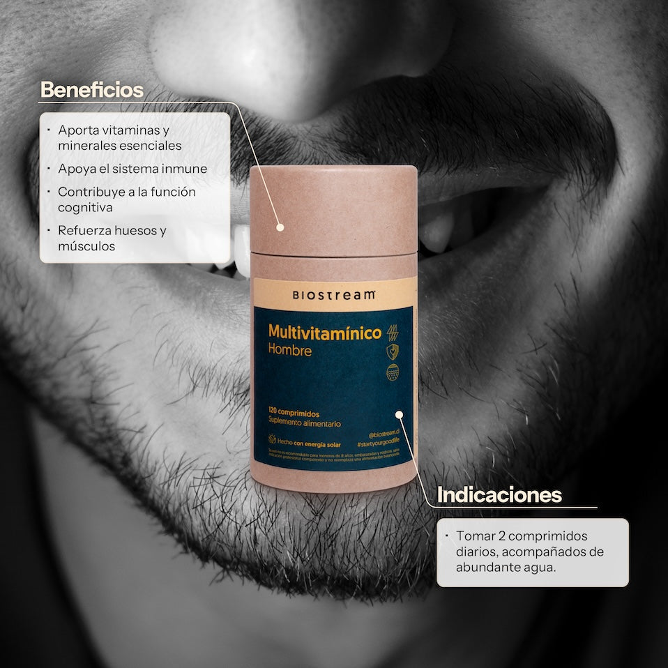 Multivitamínico Hombre 120 Cápsulas — detalle | Casa Ikigai