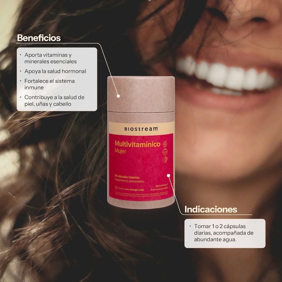 Multivitamínico Mujer 120 Cápsulas Blandas
