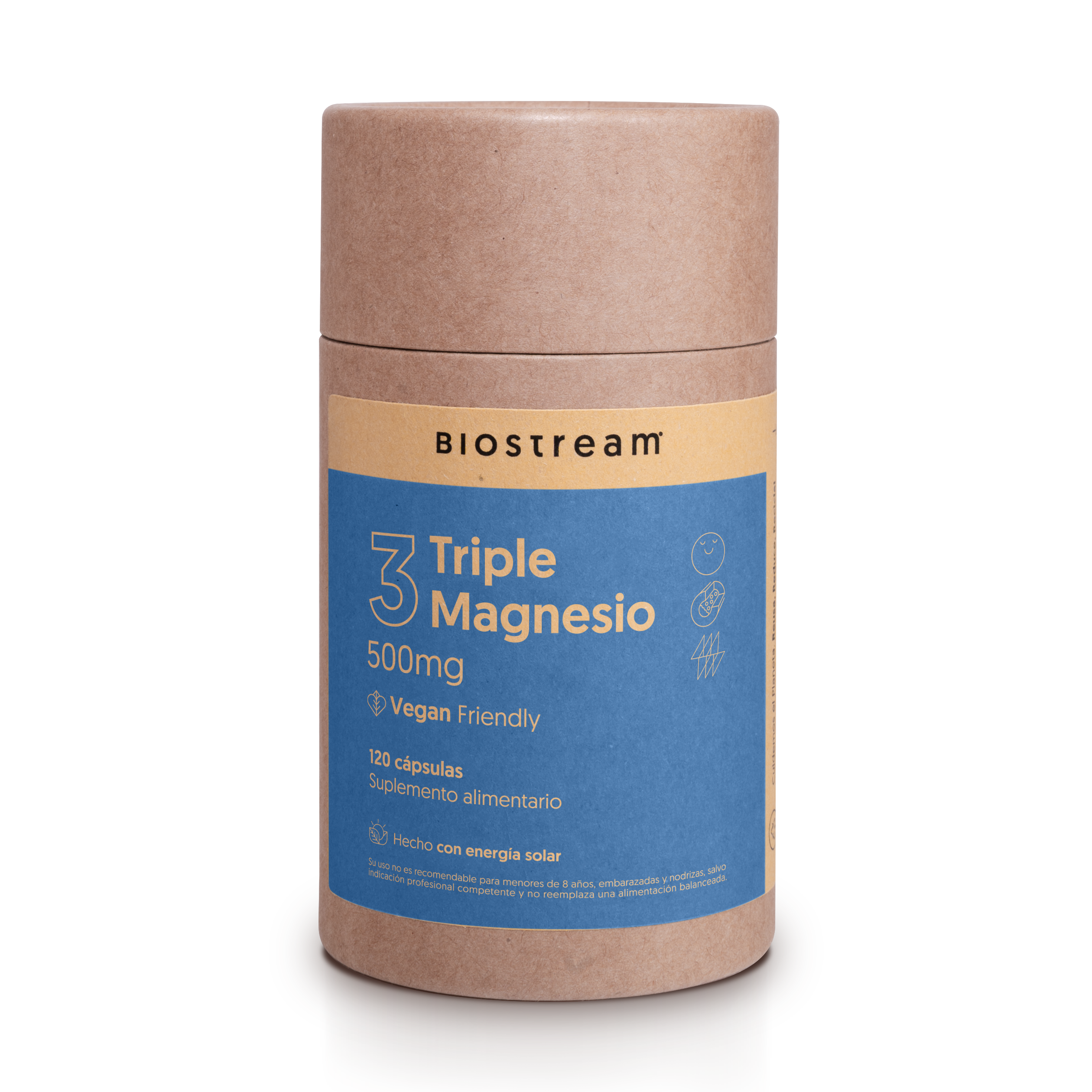 Triple Magnesio - Bisglicinato, Malato, Taurato 120 Cápsulas Vegano | Casa Ikigai
