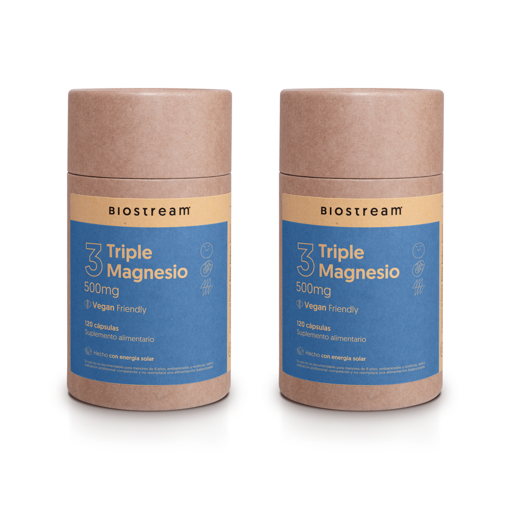 Triple Magnesio - Bisglicinato, Malato, Taurato 120 Cápsulas Vegano — detalle | Casa Ikigai