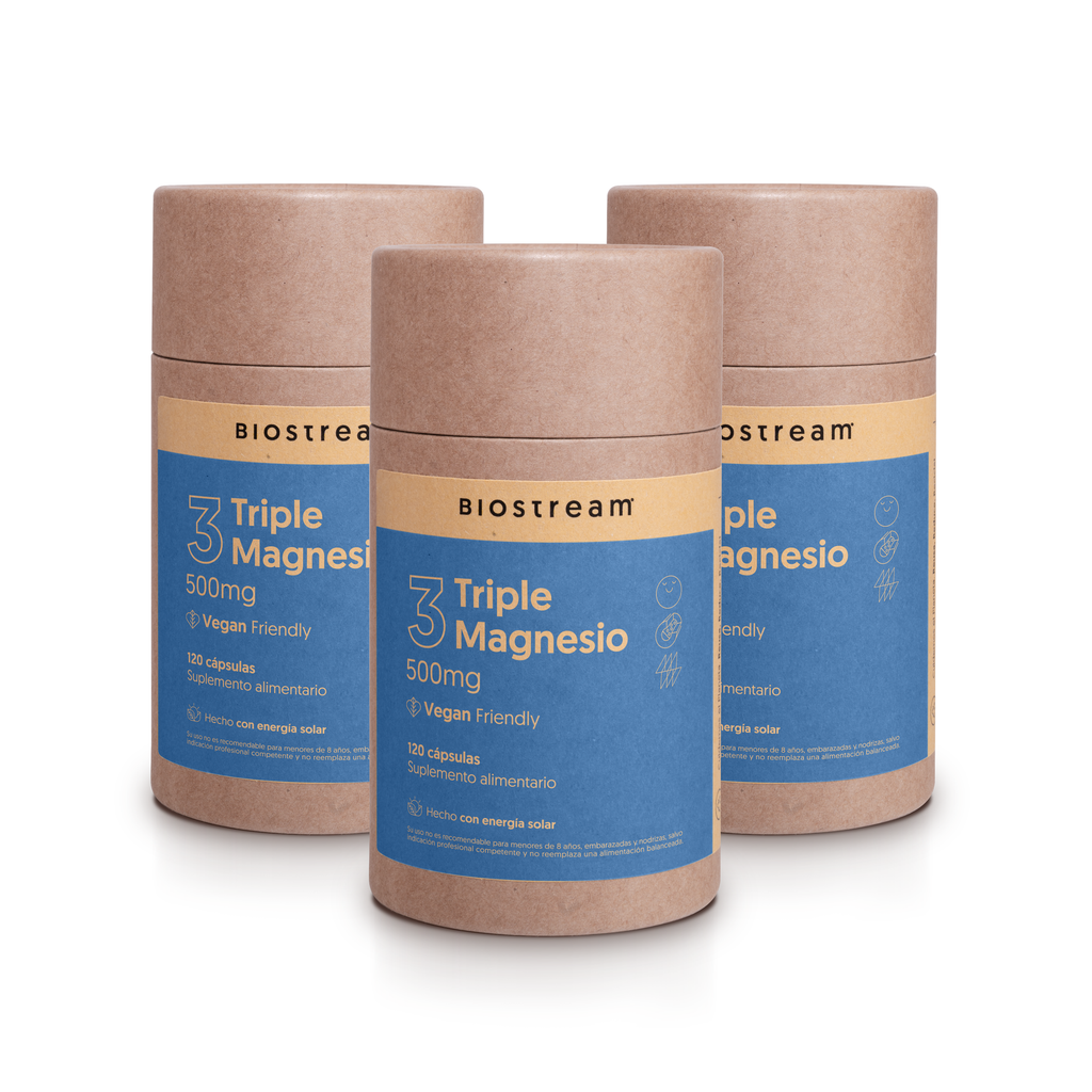 Triple Magnesio - Bisglicinato, Malato, Taurato 120 Cápsulas Vegano — detalle | Casa Ikigai